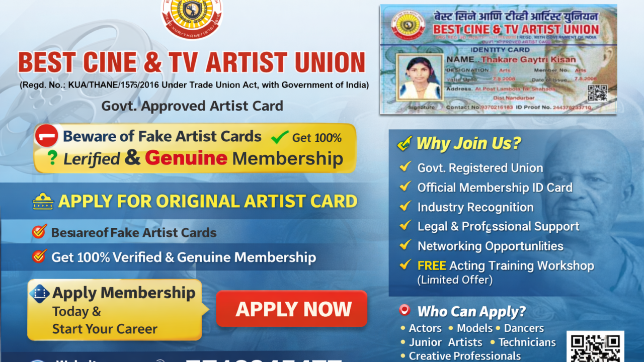 Artist Card Price in India – Government Approved Artist Card Apply Online Guide