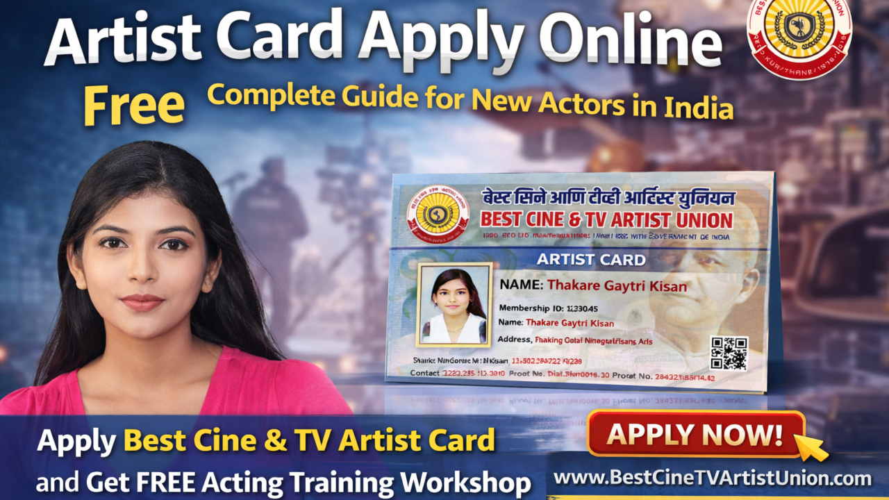 Online Artist Card | Artist Card | Filmcity Artist Card | Filmcity Licence – Complete Guide